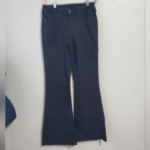 True Religion Brand Jeans Black Bell Bottom Dana Flare Jeans Women's Size 32